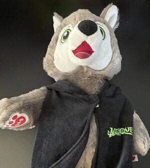 Build-A-Bear Wiley the Wolf plush, MagiQuest
